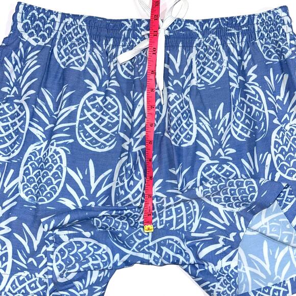 Chubbies The Thigh-Napples Blue Pineapple 5.5” Swim Trunks Size L - Picture 15 of 16